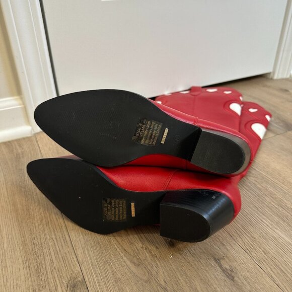 BILLINI Velma Cowboy Boots Scarlet in Red Size US 8 - Picture 8 of 11